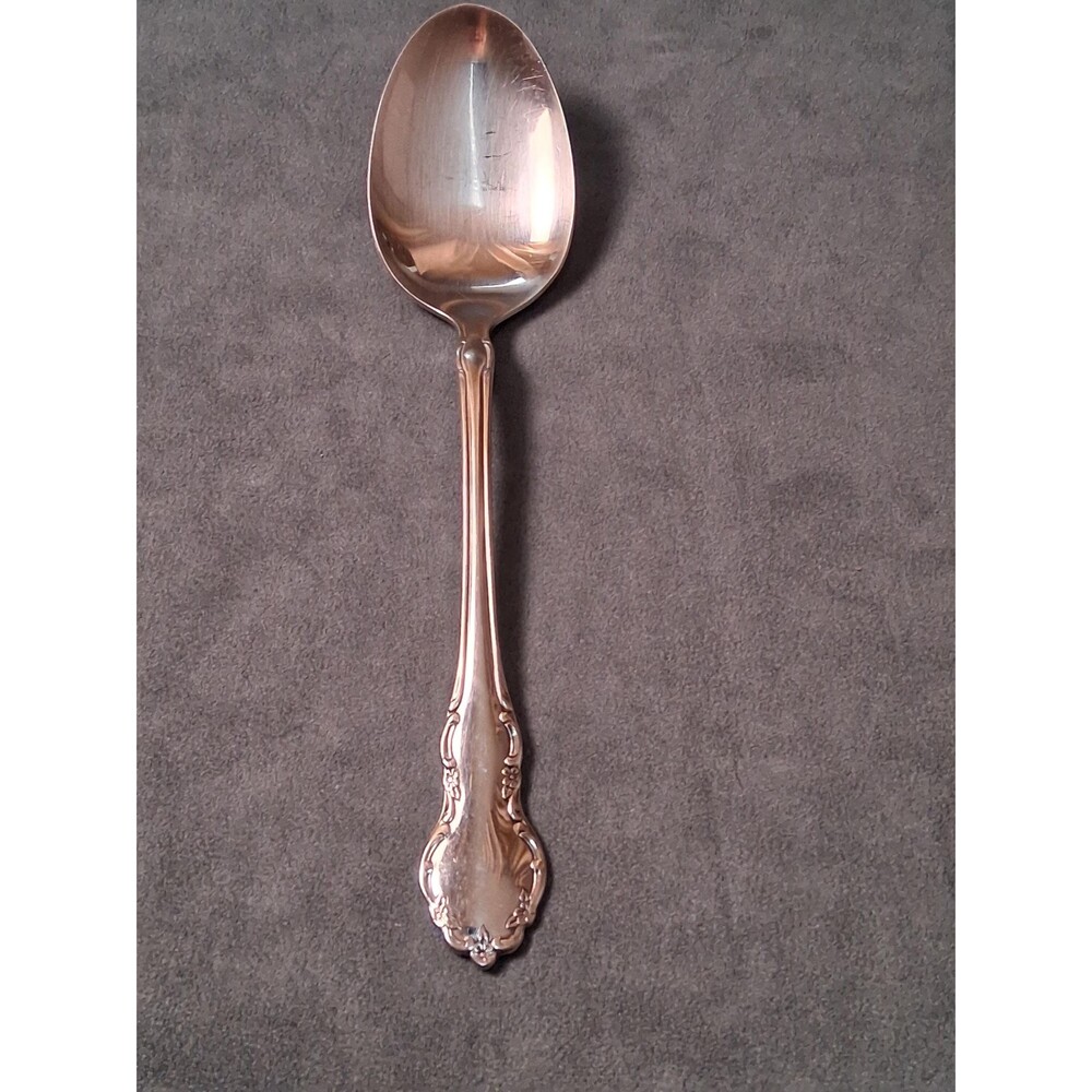 Oneida Cube Tennyson Serving Spoon Tablespoon